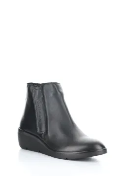 NULA550FLY 004 BLACK Round Toe Boots