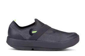 'OOFOS' Men's OOmg Fiber Low Slip On - Black / Gray