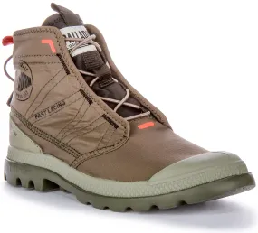 Palladium Pampa Travel In Olive Boots