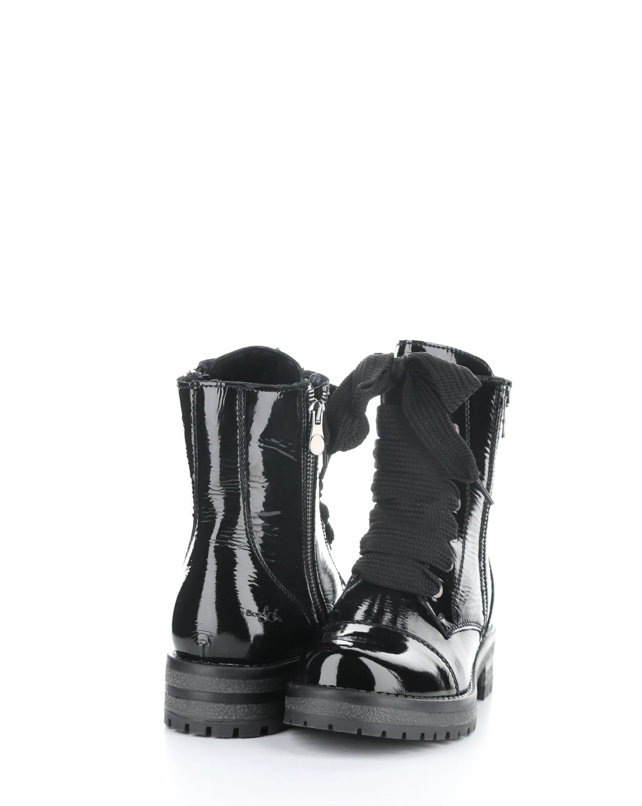 PAULIE BLACK Round Toe Boots