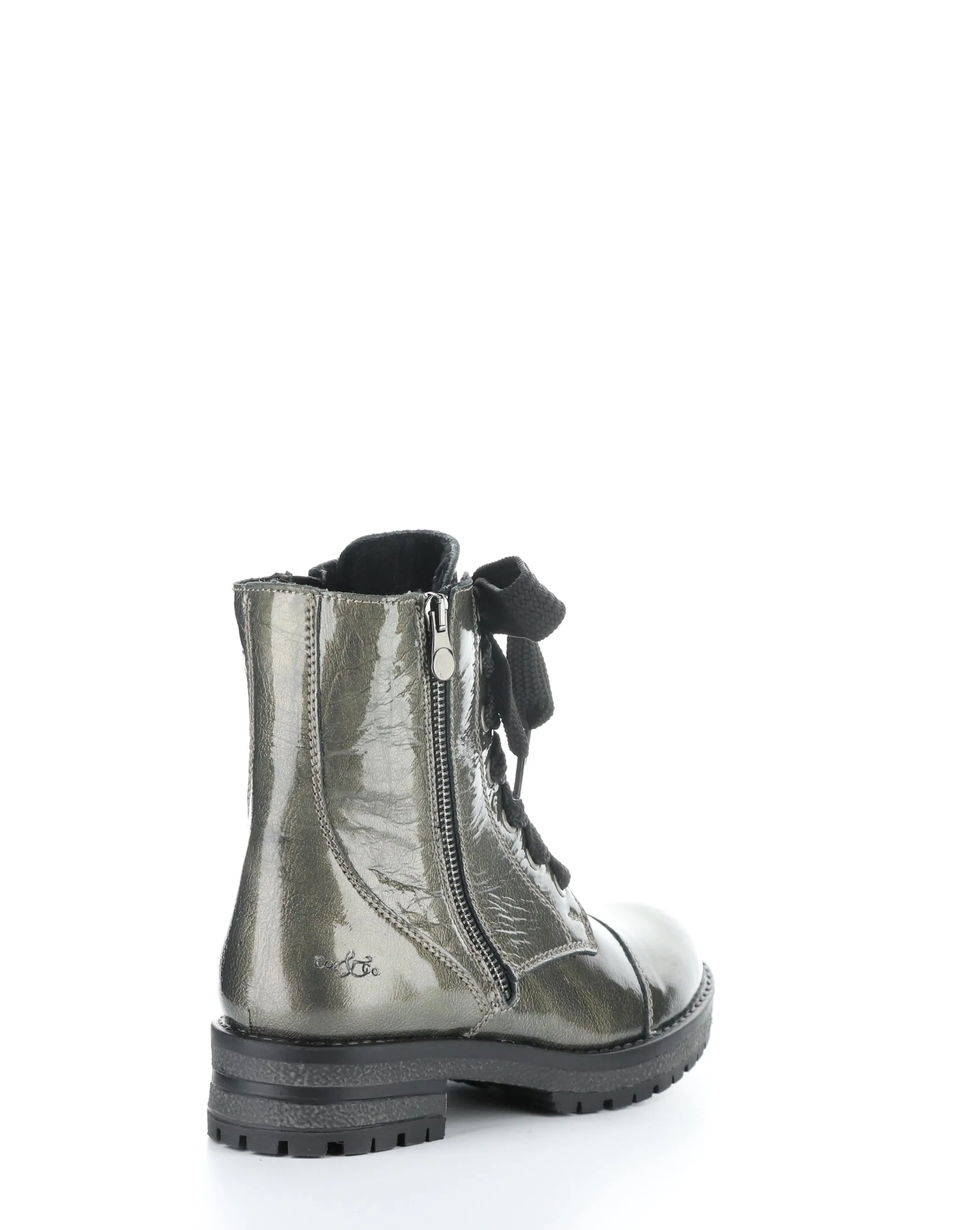 PAULIE PEWTER Round Toe Boots