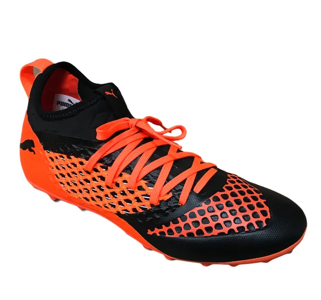 Puma men's football boot Future 2.3 Netfit MG 104833 02 black orange