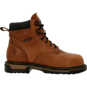 'Rocky' Men's 6" IronClad EH WP Steel Toe - Brown