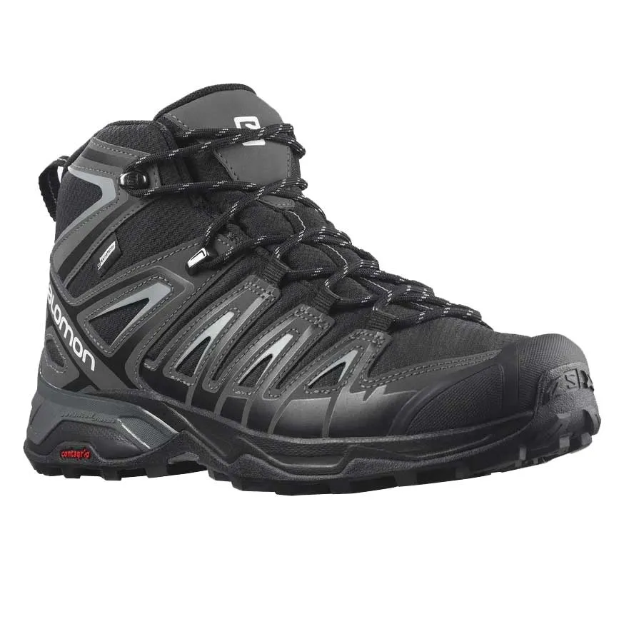 Salomon Men's X Ultra Pioneer Mid Black Waterproof