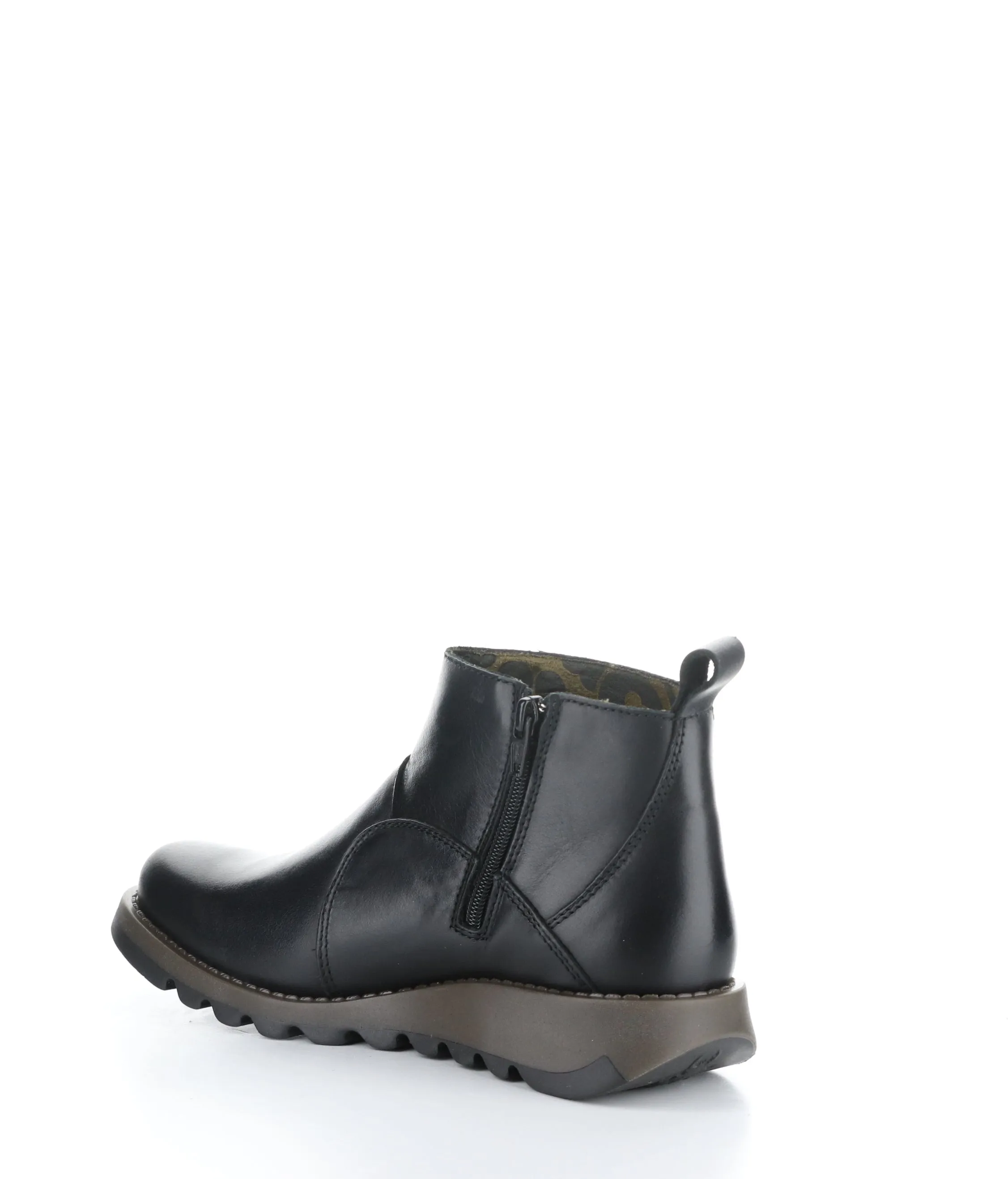 SELY918FLY 000 BLACK Round Toe Boots