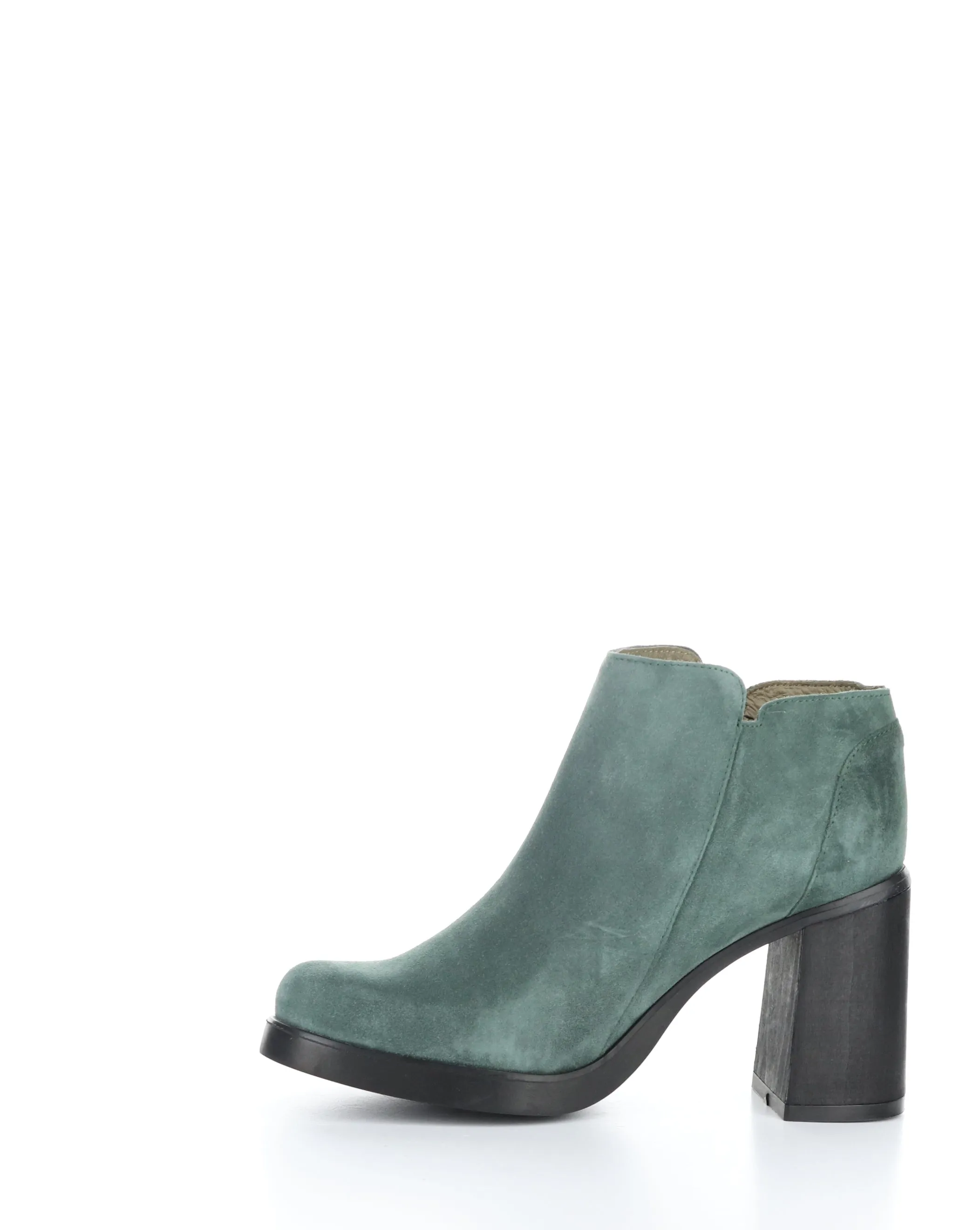 SHAR986FLY 002 GREEN Round Toe Boots