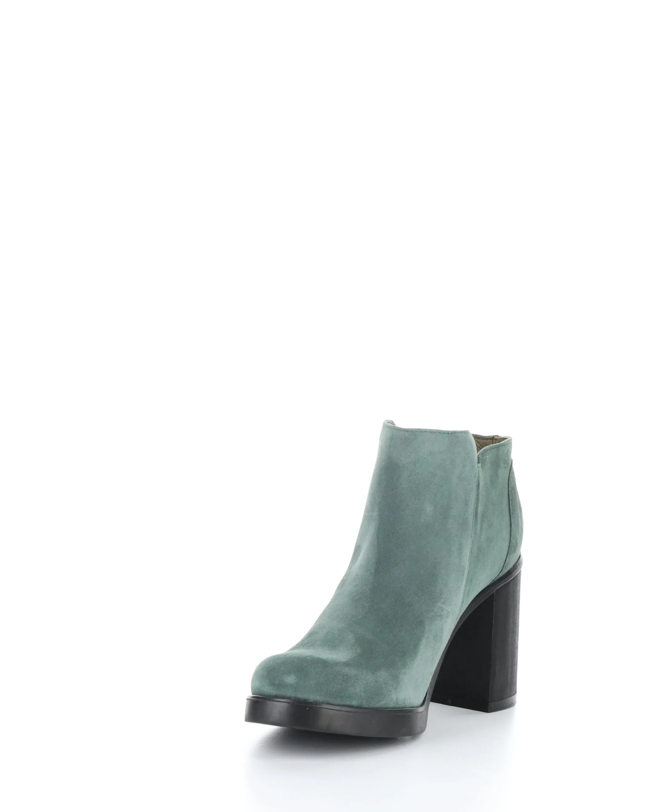 SHAR986FLY 002 GREEN Round Toe Boots