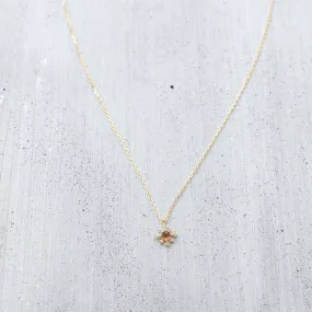 Snow flower Necklace - 14K/ 18K Gold