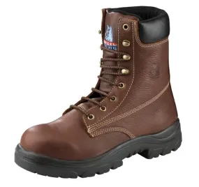 'Steel Blue' Men's 8" Portland ESD Steel Toe - Oak / Brown