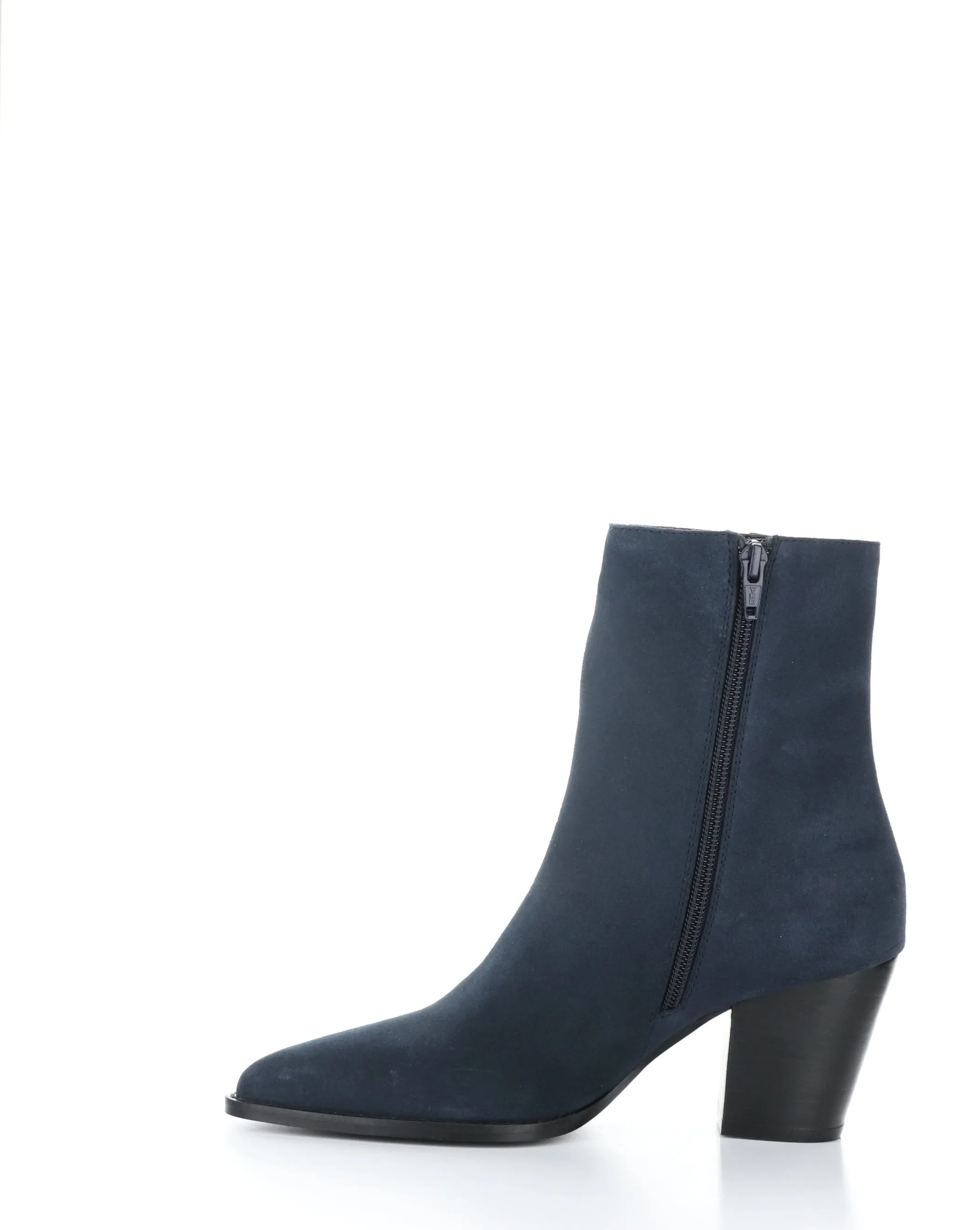 TALLON NAVY Pointed Toe Boots