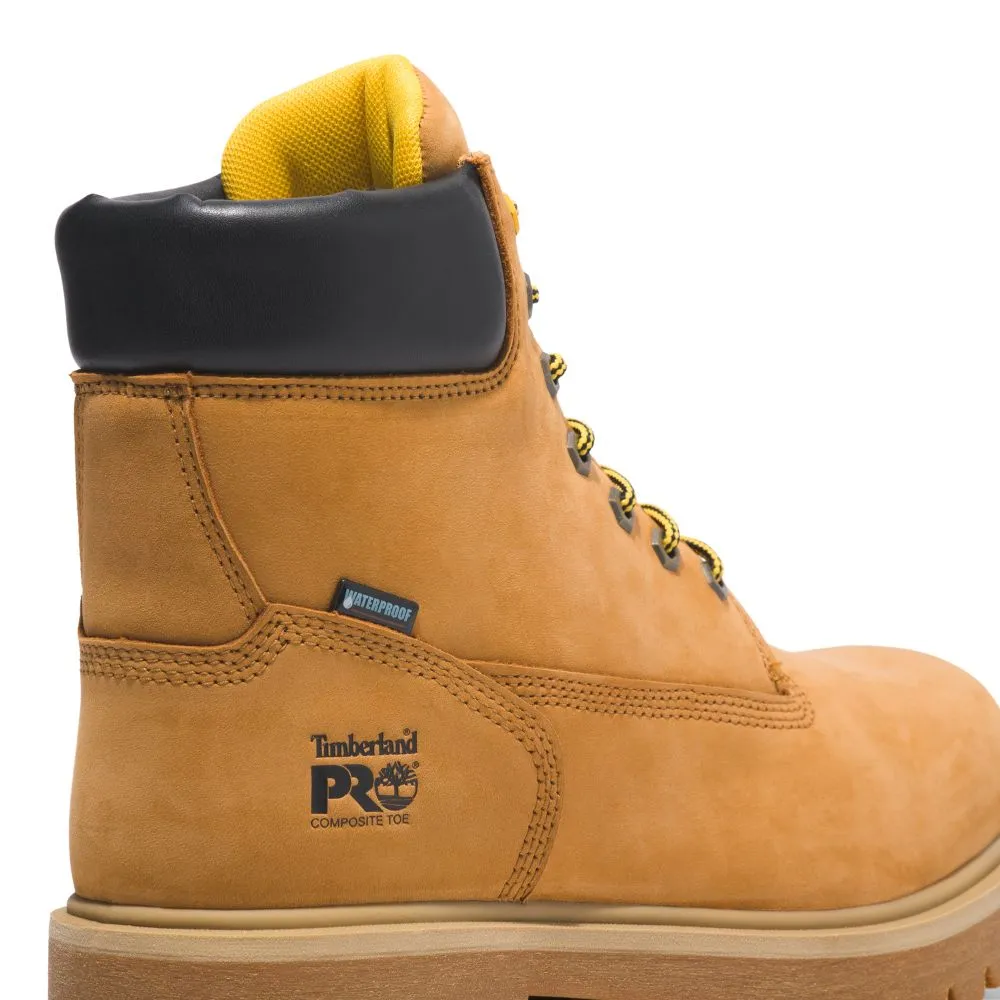 Timberland PRO Direct Attach Waterproof Unisex 6 Composite Toe Safety Boot with Vibram TB0A5QJ2231 - Wheat