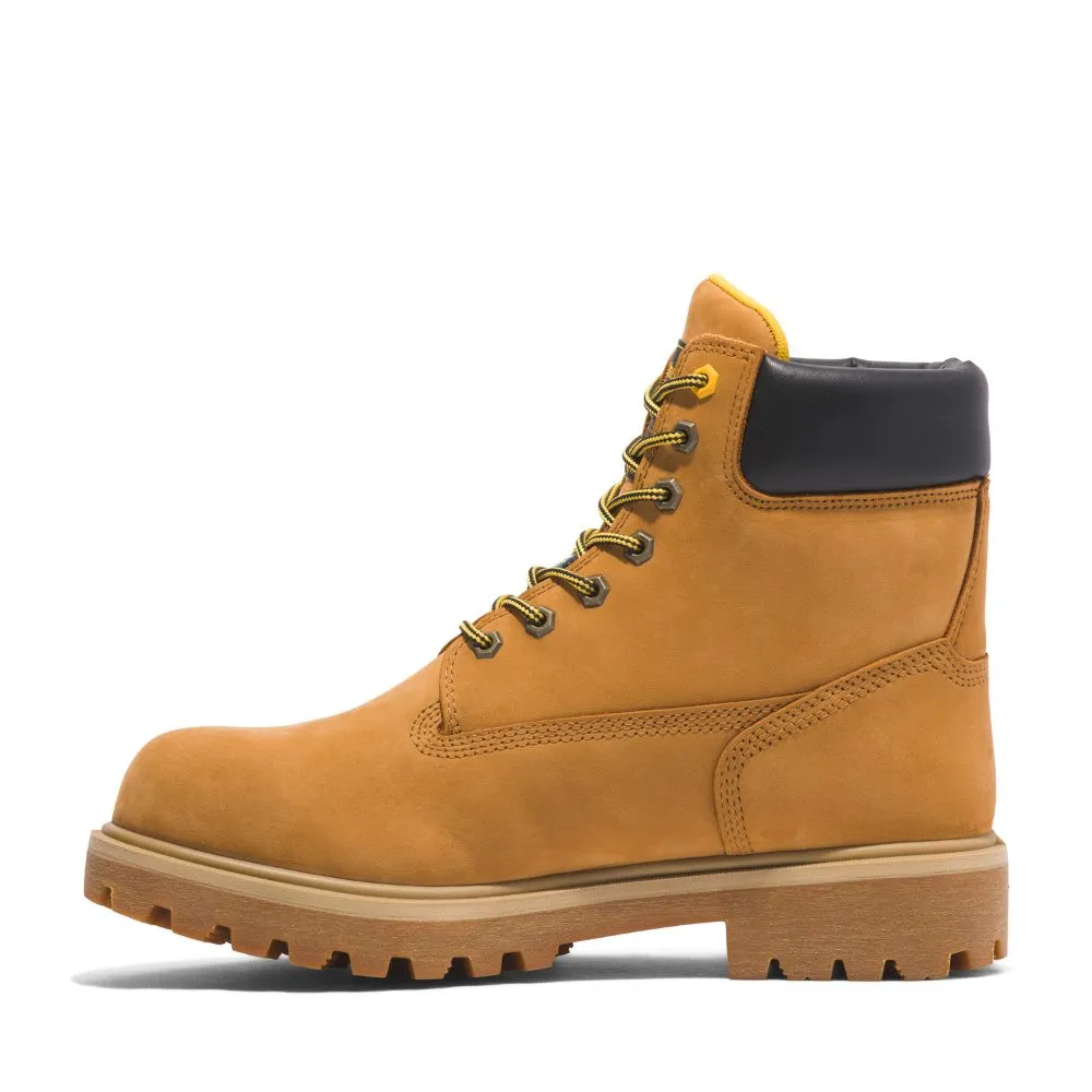 Timberland PRO Direct Attach Waterproof Unisex 6 Composite Toe Safety Boot with Vibram TB0A5QJ2231 - Wheat