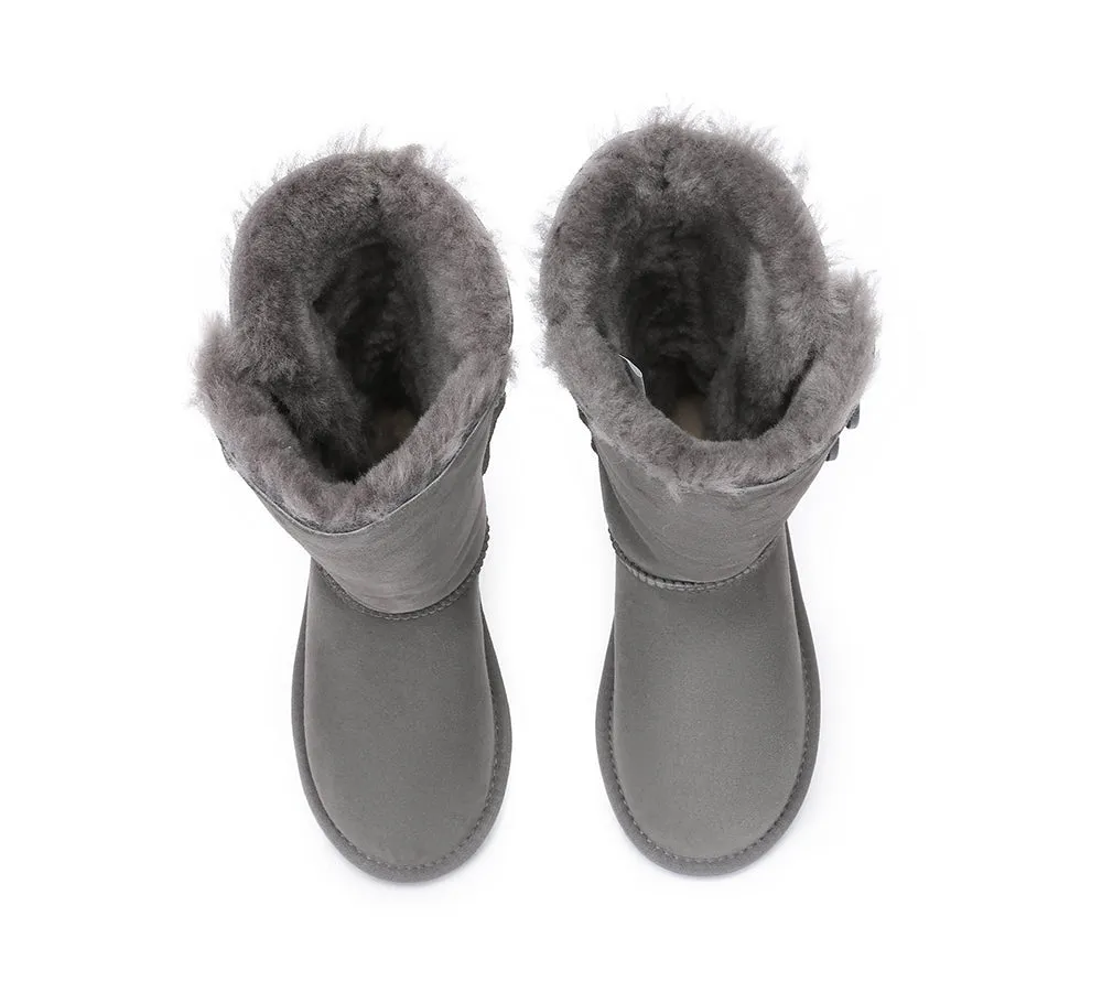 UGG Australian Shepherd Australian Premium Double Face Sheepskin Tall Triple Button Water Resistant Boots