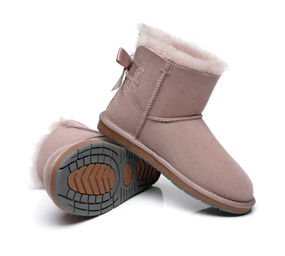 UGG Australian Shepherd Single Back Bow Women Mini Ugg Boots