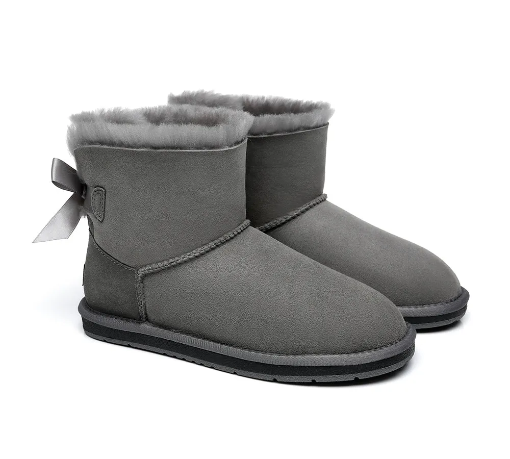 UGG Australian Shepherd Single Back Bow Women Mini Ugg Boots