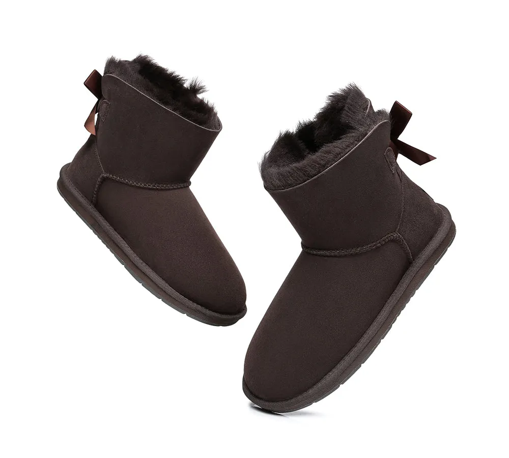 UGG Australian Shepherd Single Back Bow Women Mini Ugg Boots