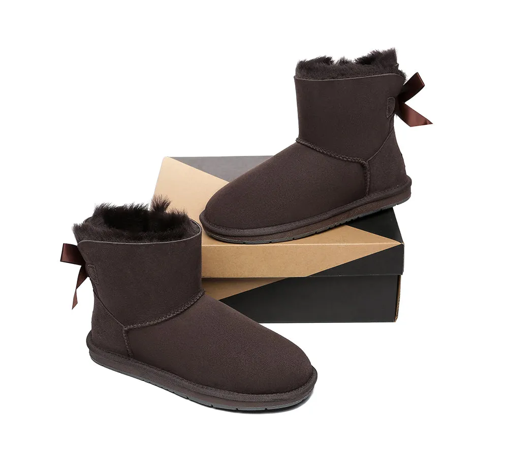 UGG Australian Shepherd Single Back Bow Women Mini Ugg Boots