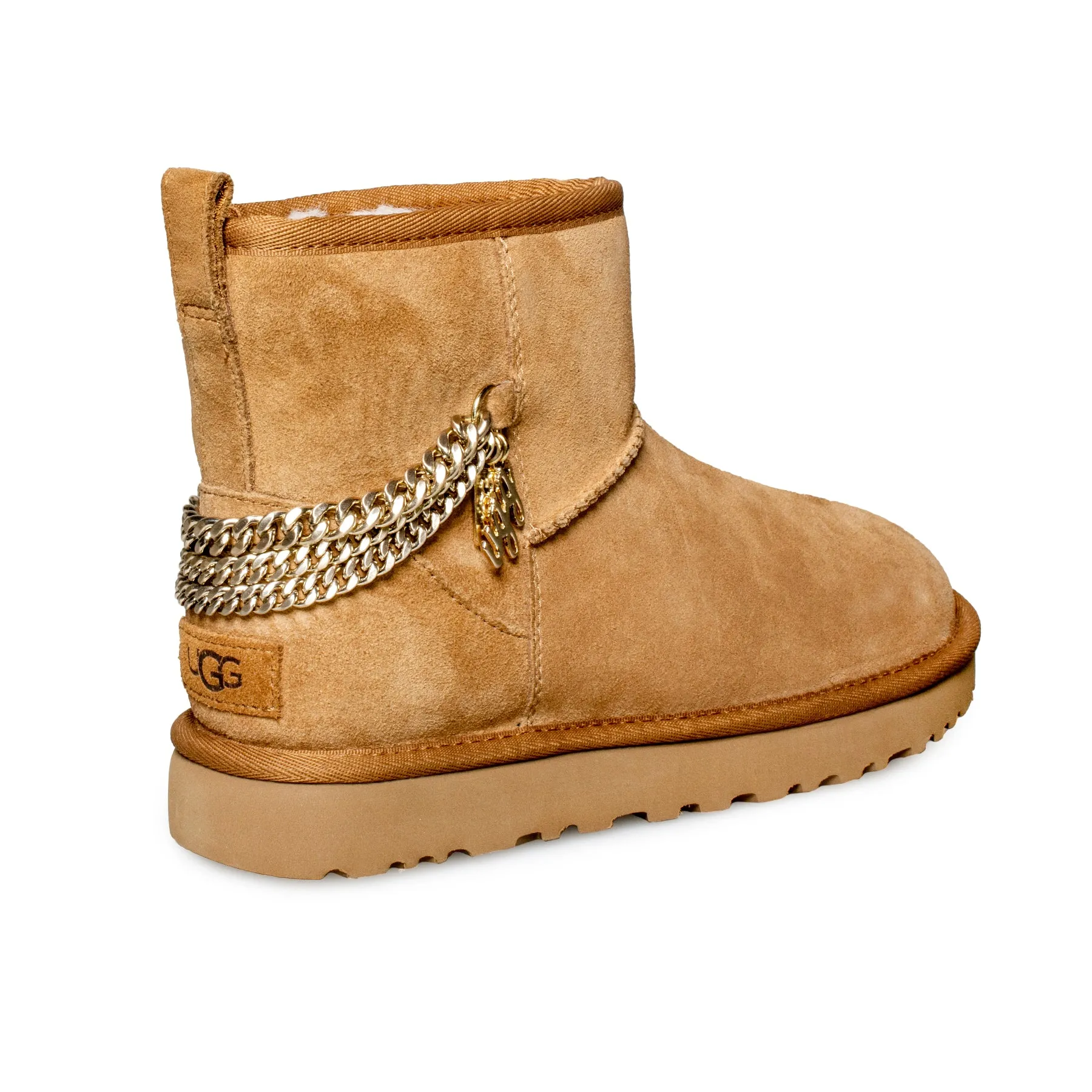 UGG Classic Mini Chains Chestnut Boots - Women's