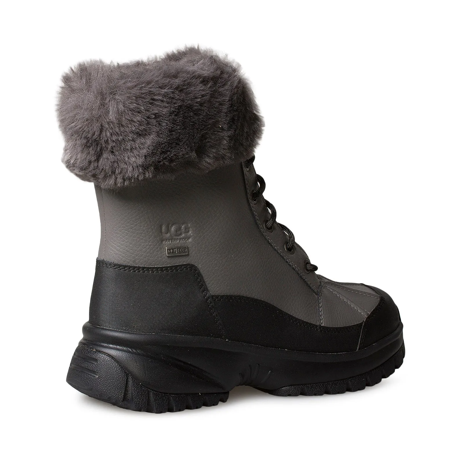 UGG Yose Fluff Dark Grey Boots - Women's