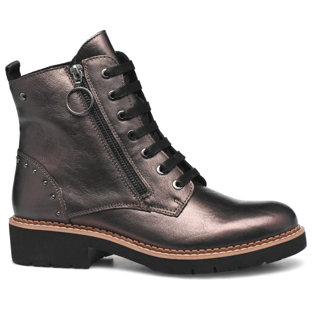 Vicar Calfskin Leather Women's Ankle Boots