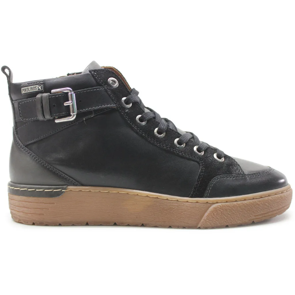 Vitoria Calfskin Leather Women's Zip Up Sneakers