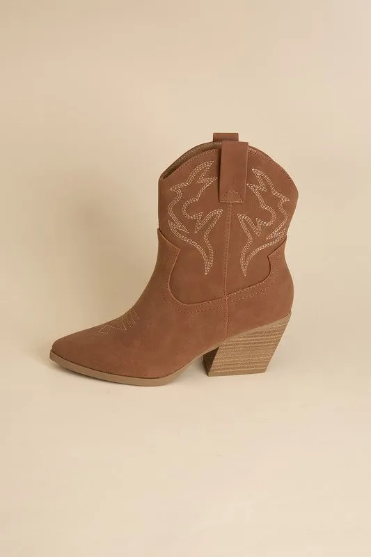 Western Flair Embroidered Cowgirl Boots