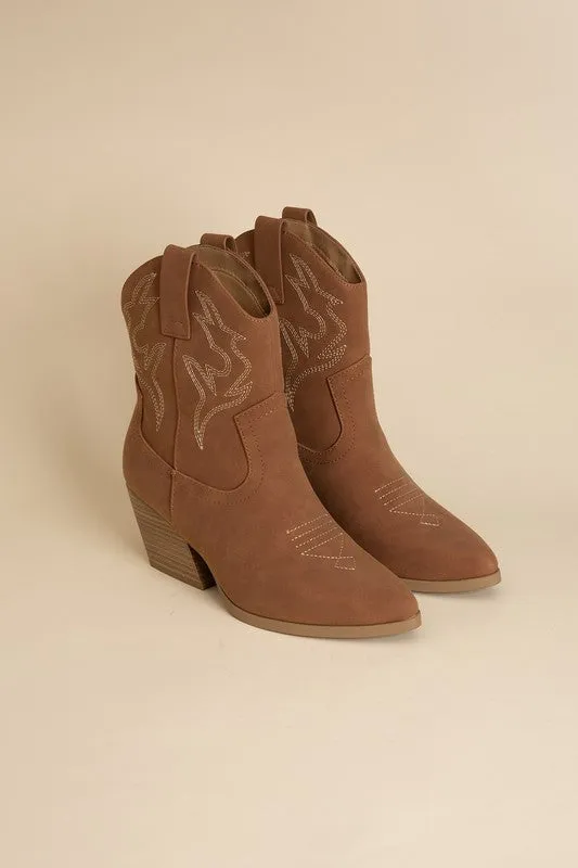 Western Flair Embroidered Cowgirl Boots