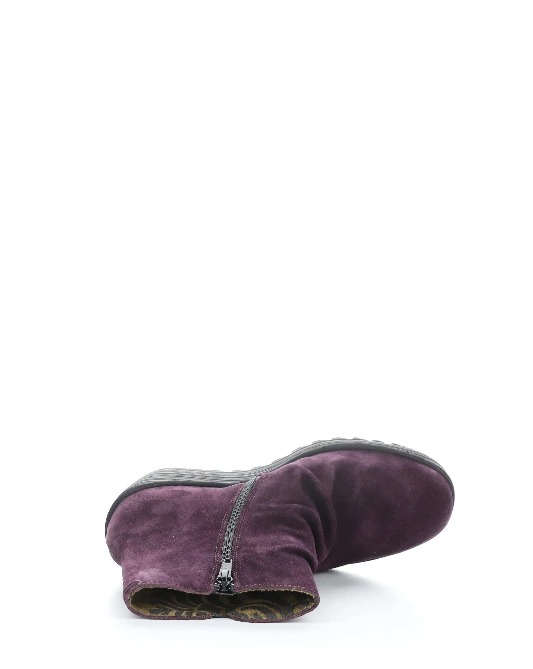 YOPA461FLY 002 PURPLE/BLACK Round Toe Boots