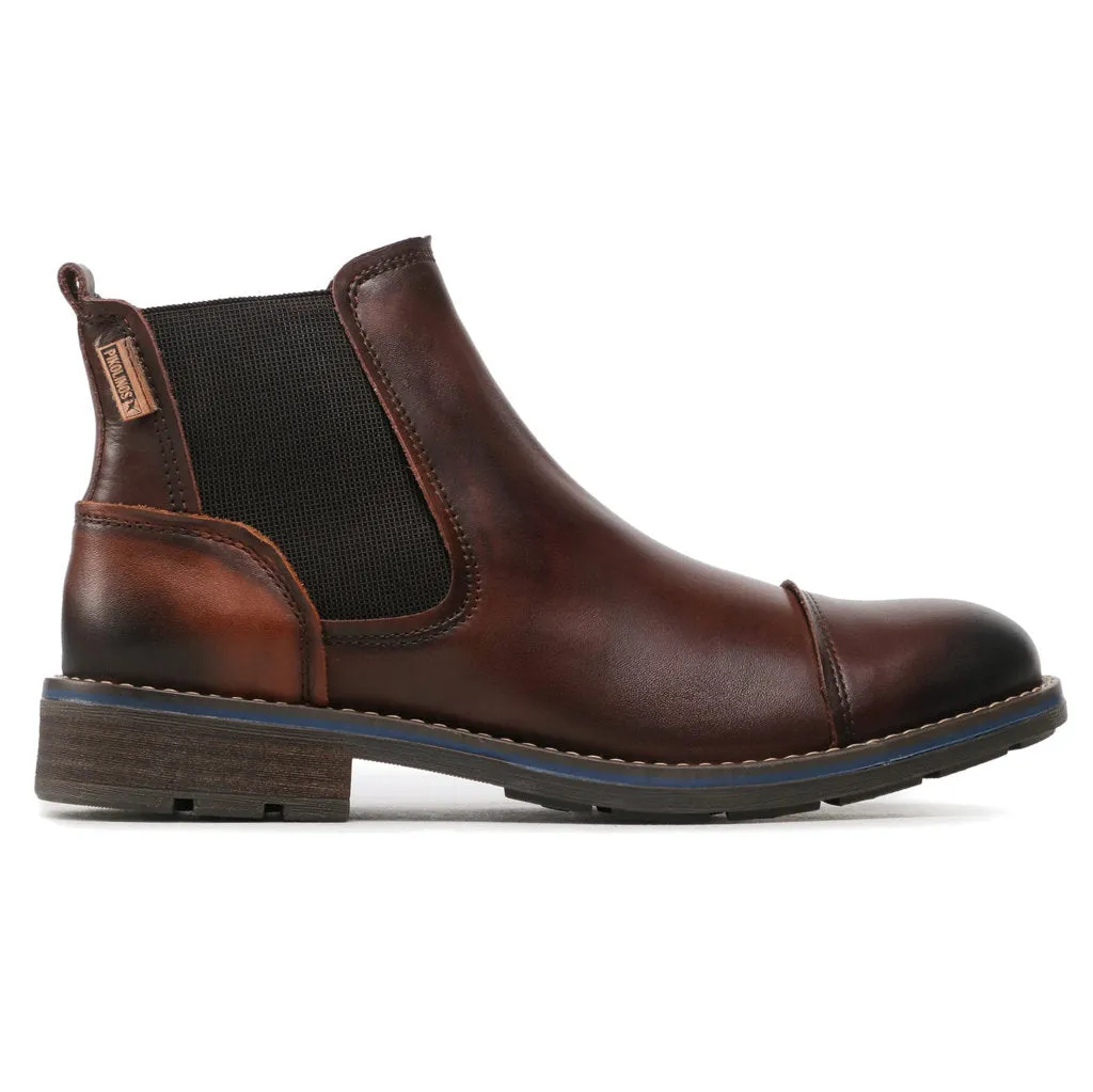 York Calfskin Leather Men's Chelsea Boots