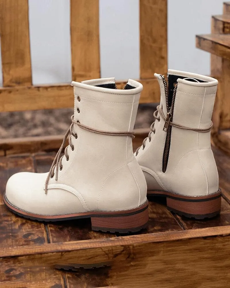 Zipper Martin Boots